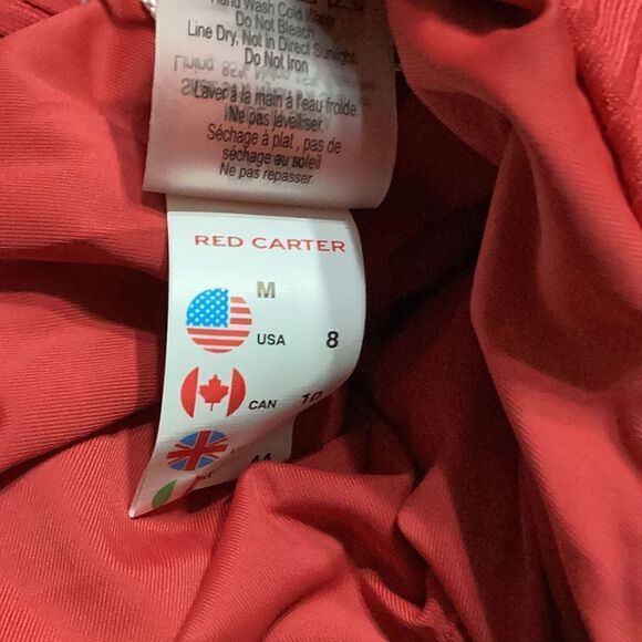 New. Red Carter plunge swimsuit. Retails $189 large - Picture 12 of 13